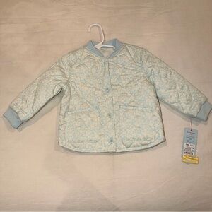 NWT - Light Blue Quilted Jacket